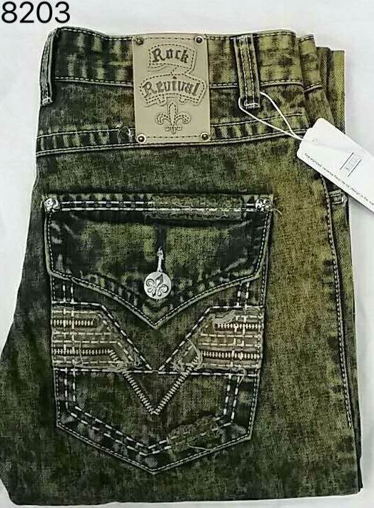 Rock Revival long jeans man 32-42-024